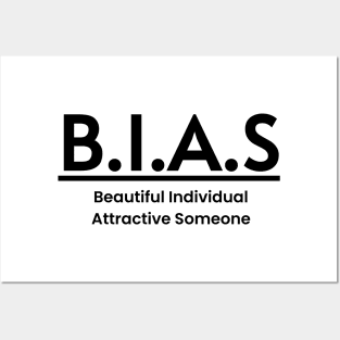 BIAS Meaning Word Art Minimalist Design Posters and Art